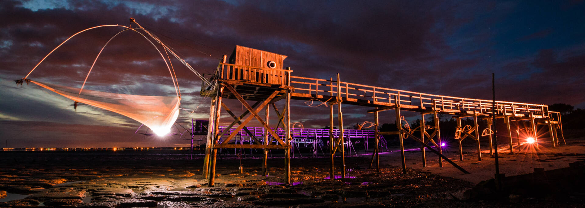 Mise en lumière des cabanes de pêcheurs