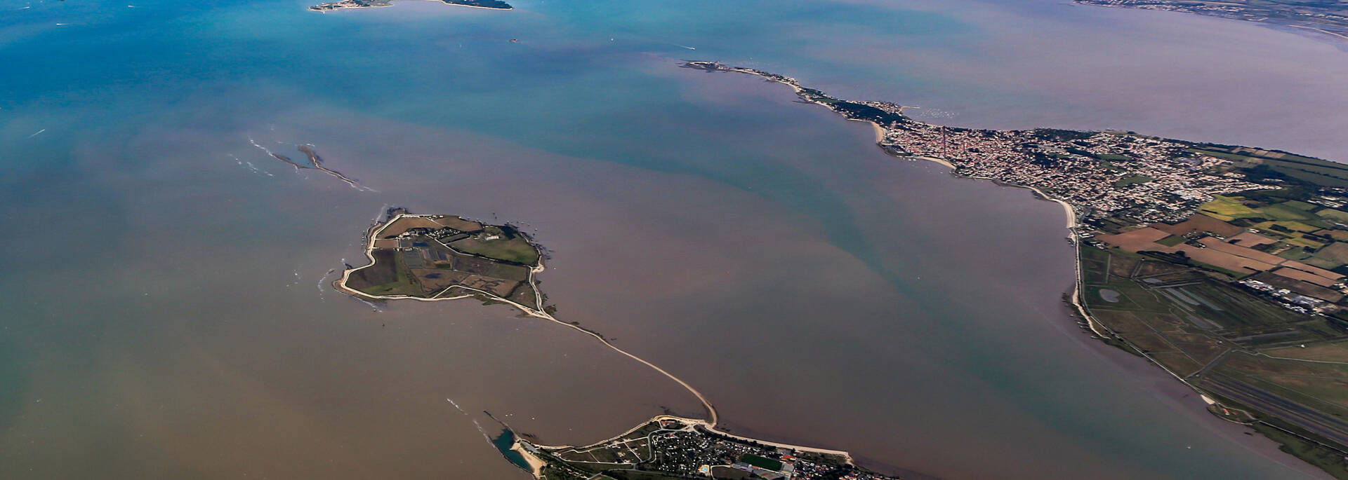 La passe aux bœufs qui relie Port-des-Barques à l’île Madame, à l’estuaire de la Charente