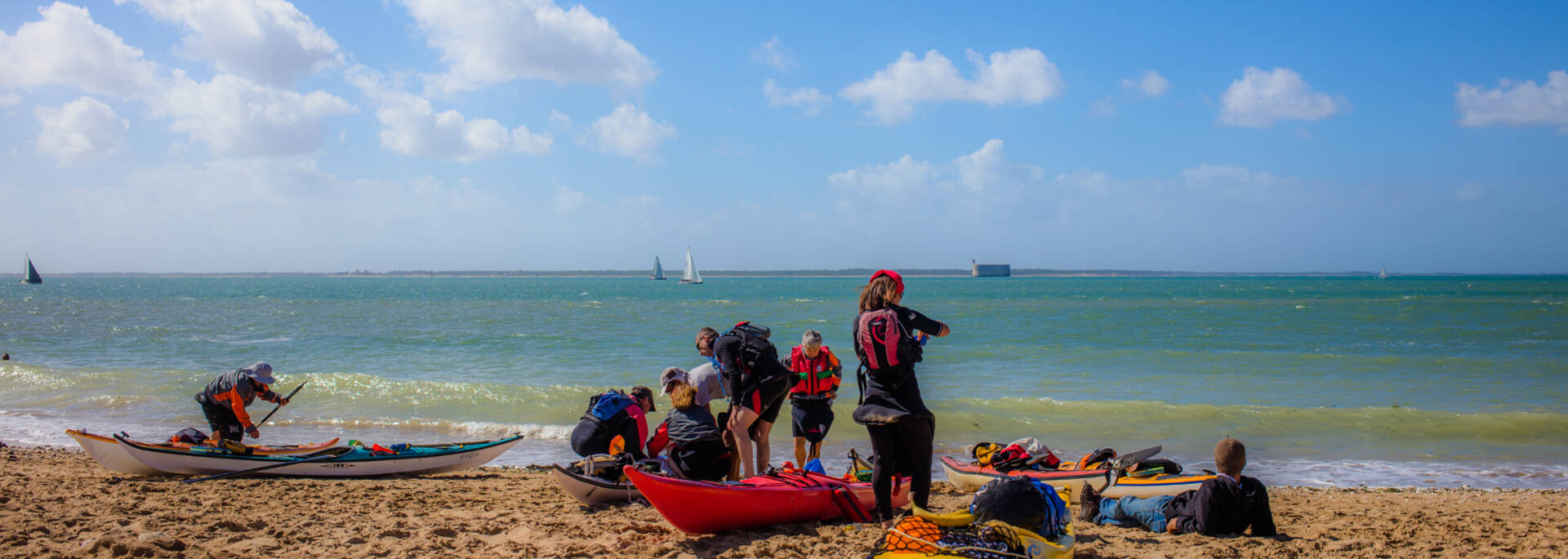 Kajakfahrt zum Fort Boyard