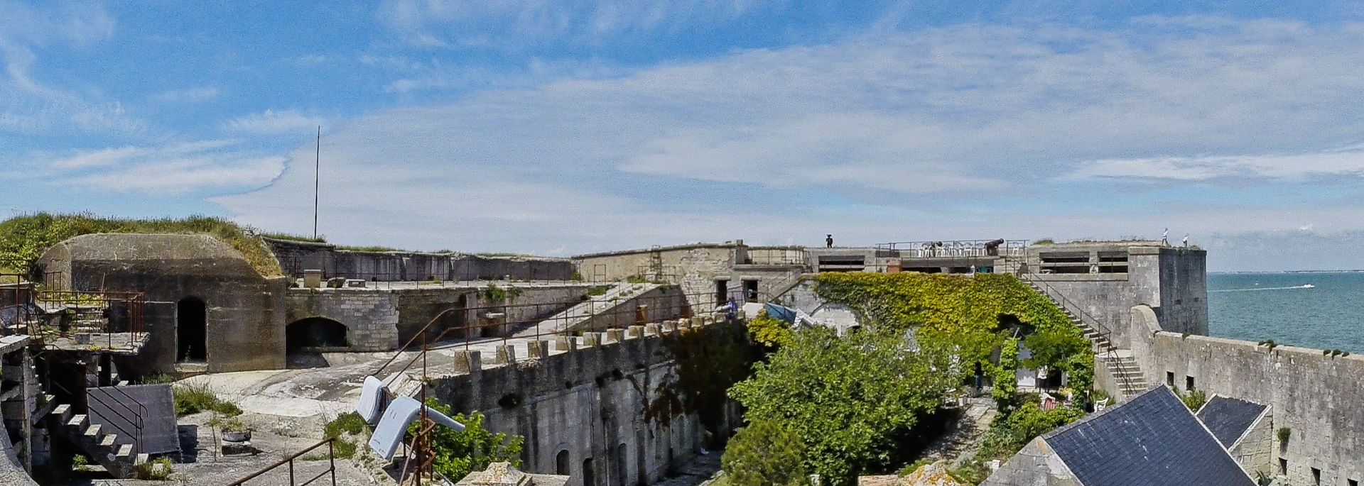 Interior view of Fort Enet