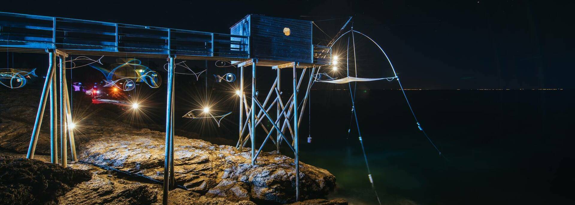 Route des carrelets à Rochefort Océan
