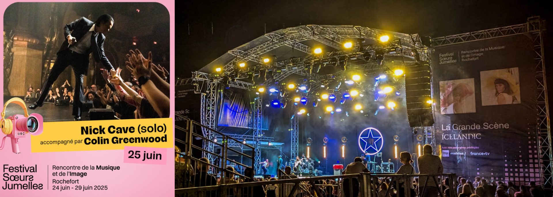 Festival Soeurs Jumelles 2025 avec Nick Cave et Colin Greenwood