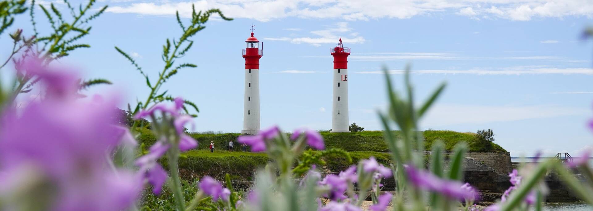Les phares jumeaux de l'île d'Aix © Thomas Biraud