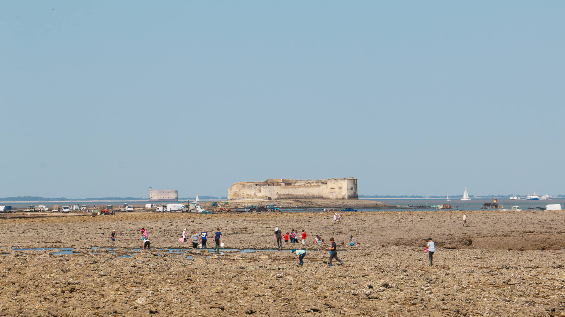 vue-fort-enet-fouras-les-bains-peche-a-pied-rochefort-ocean©Julie Paulet