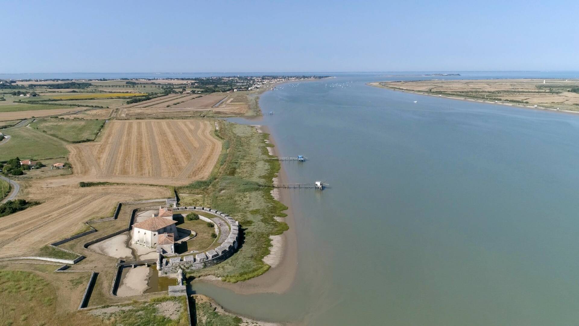Fort Lupin et Estuaire de la Charente © N.Drobieux 