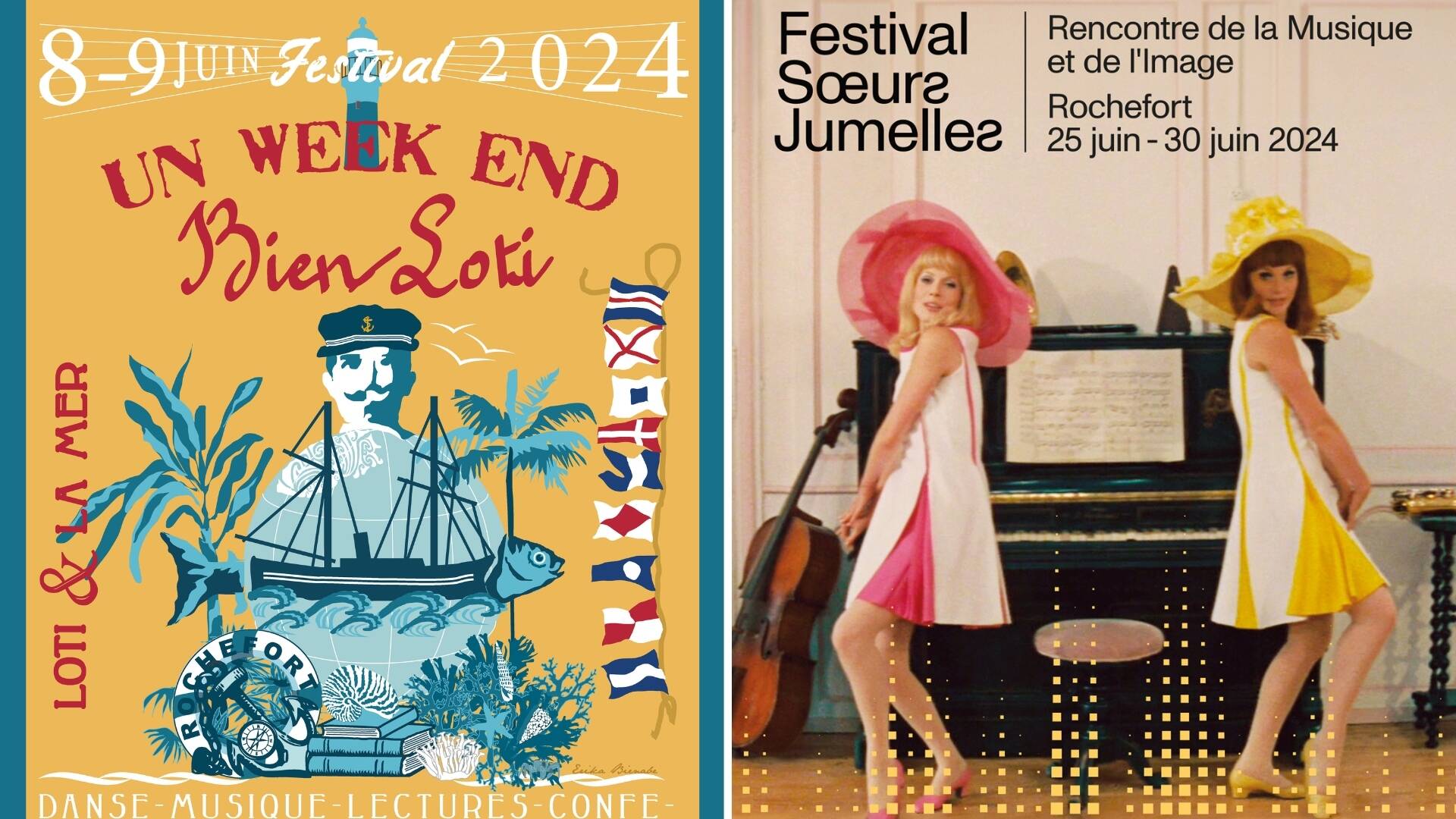 Juin 2024 avec Pierre Loti et le Festival Soeurs Jumelles