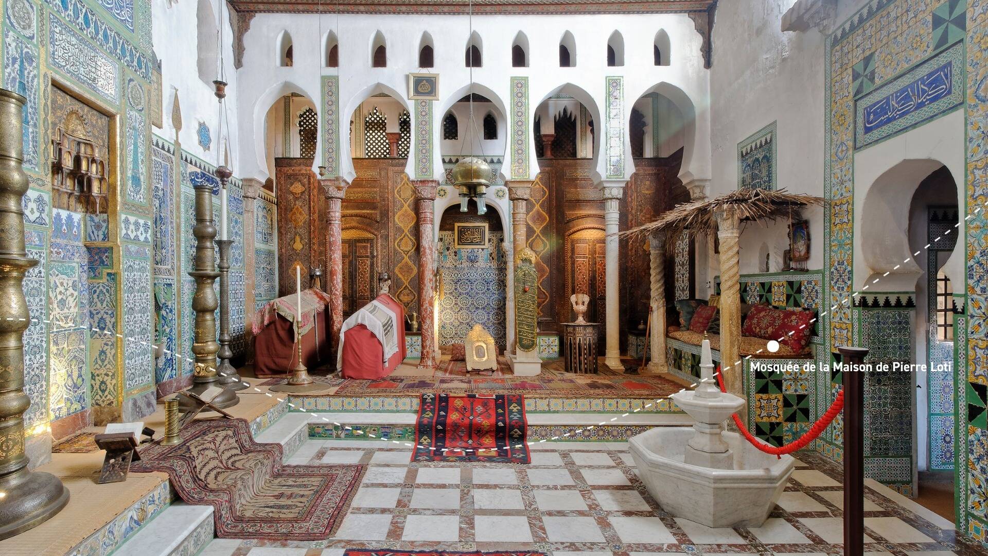 Mosquée de la Maison de Pierre Loti© Musées-municipaux Rochefort 17, cliché V. Lagardère-Alienor.org