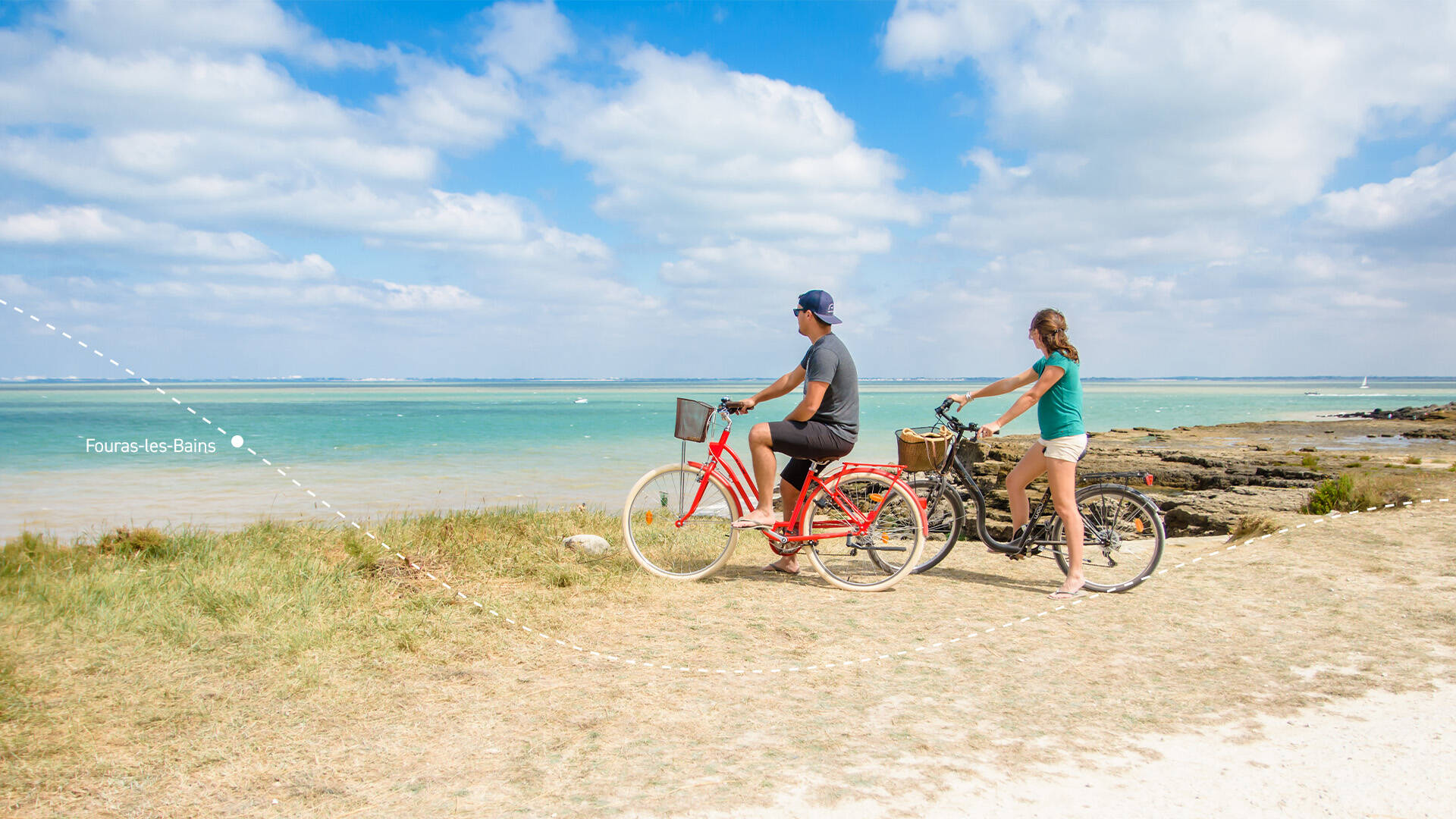 Balade à vélo sur l'estuaire de la Charente © L.Pétillon