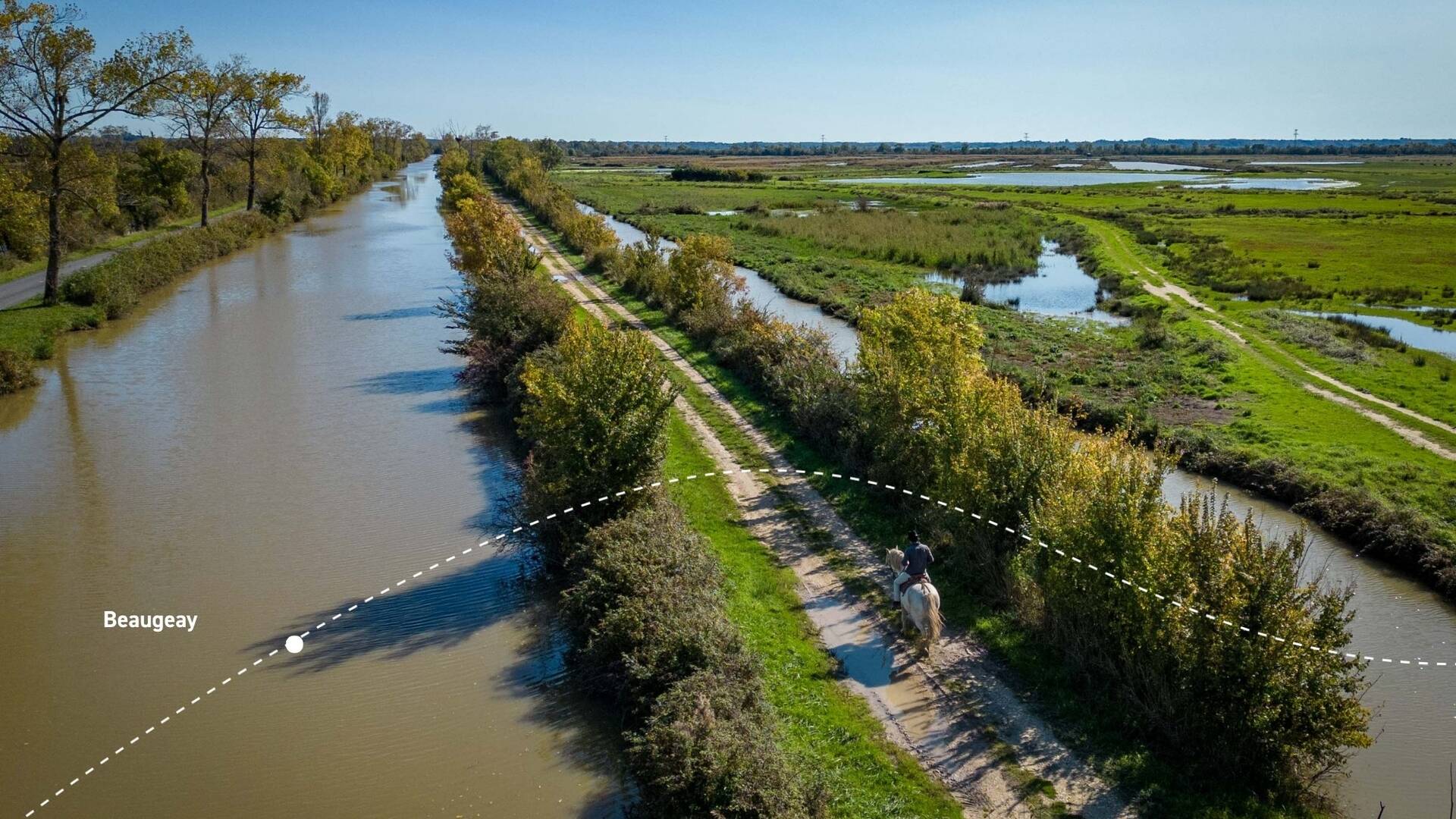 La Manade à Beaugeay, visite du marais©M.Medizabal