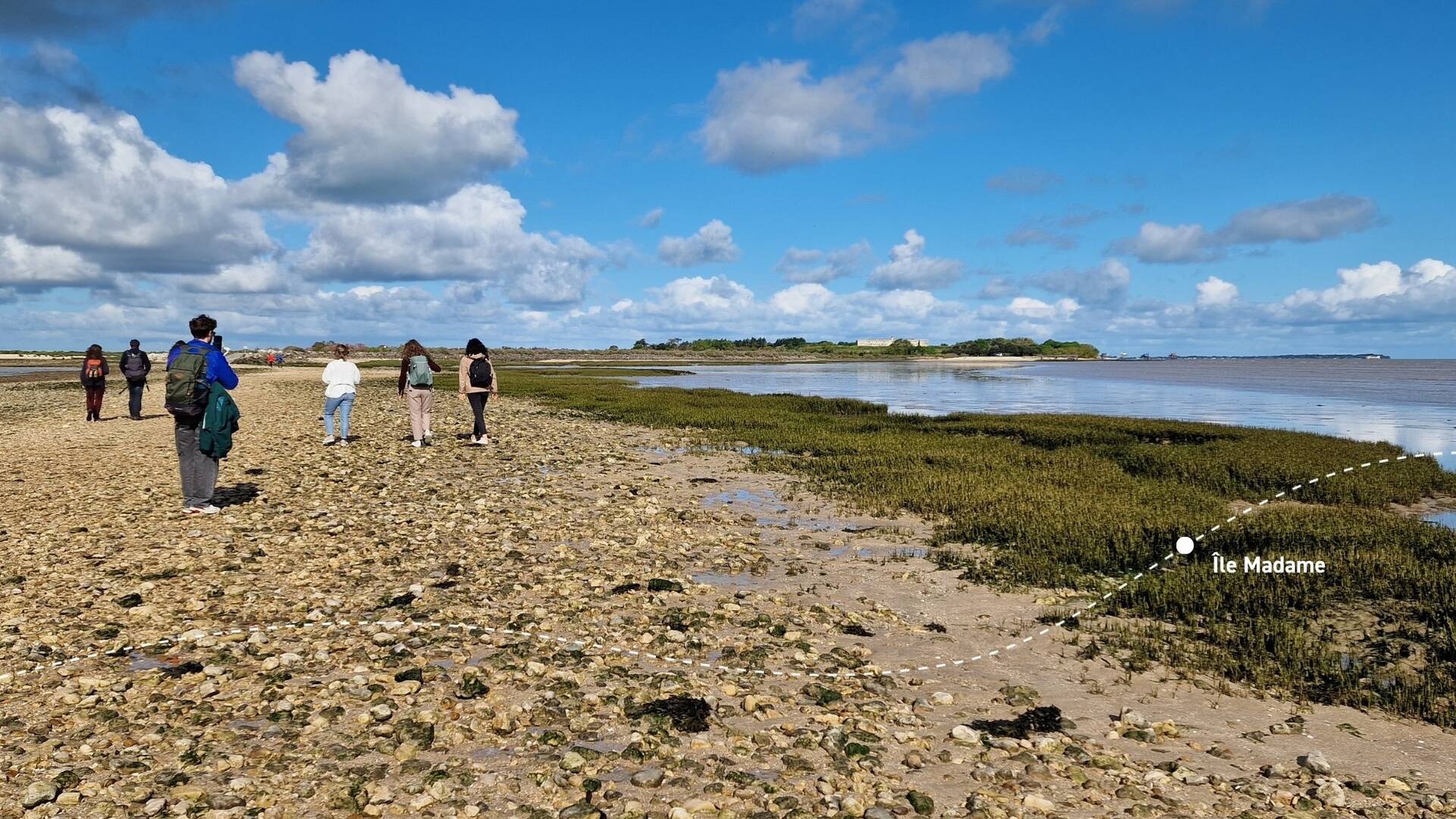 Passe aux Boeufs pour accéder à l'Ile MAdame