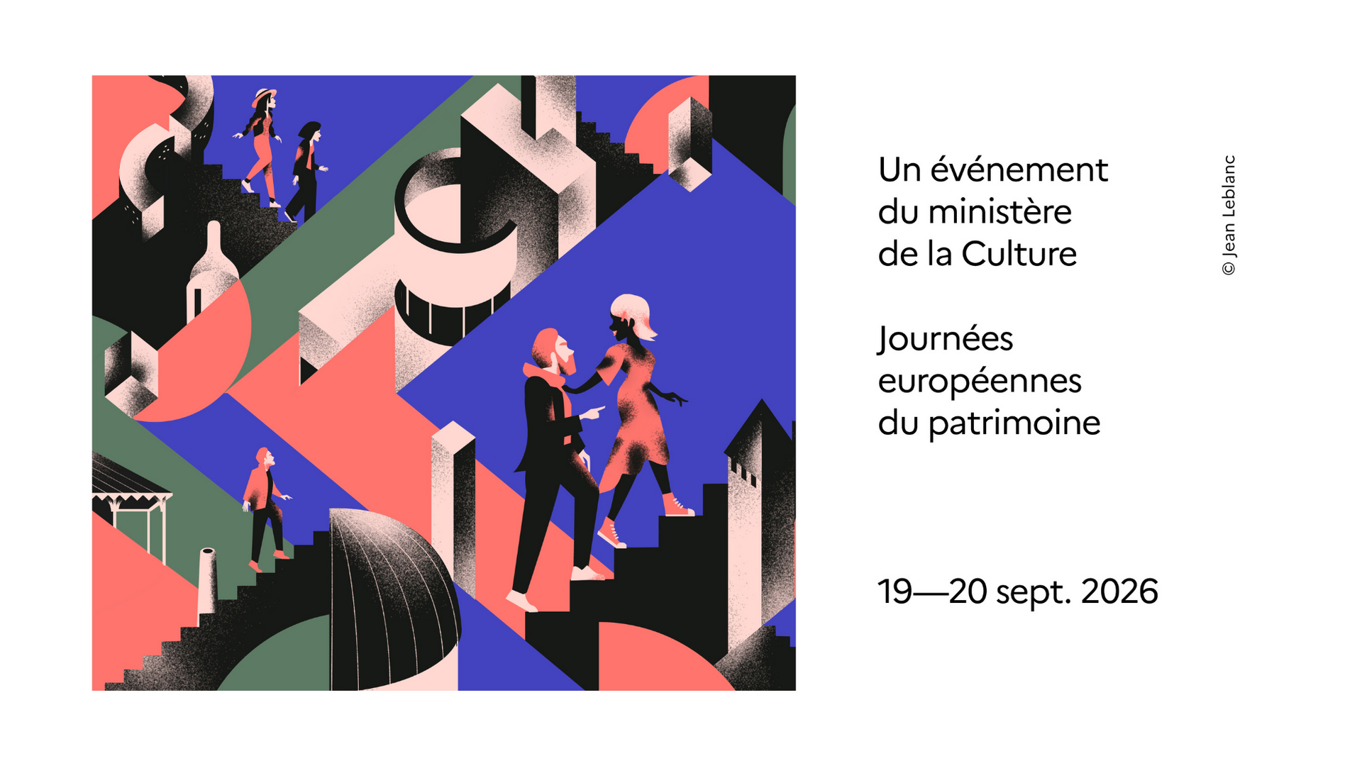 Visuel Journées Européennes du Patrimoine © Illustration : Jean Leblanc