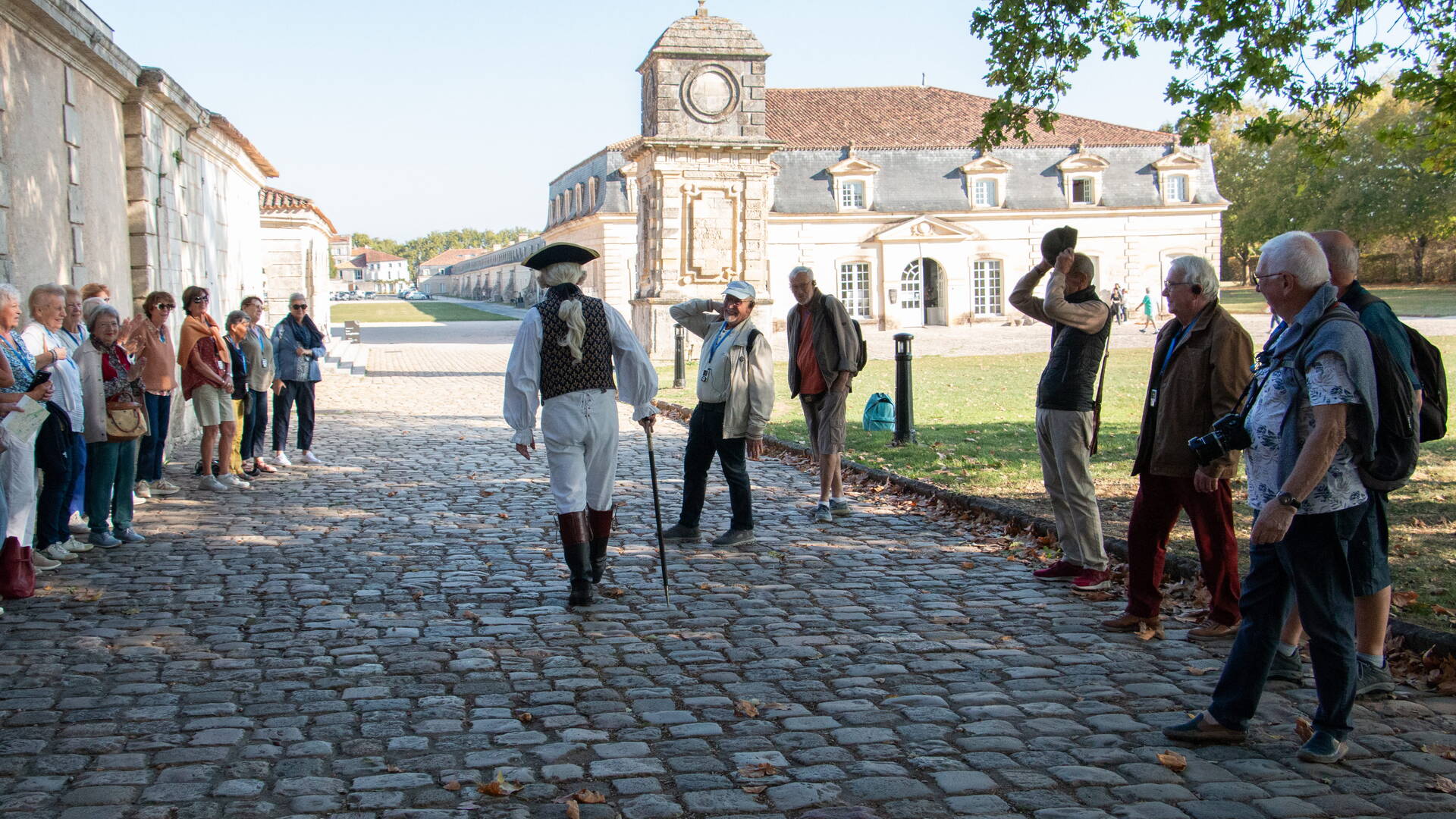 visite theatralisée la fayette rochefort à la corderie royale © C. Jarry