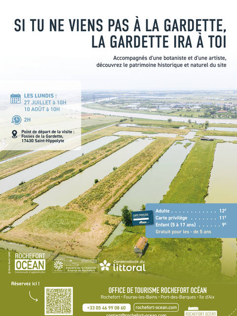 Affiche visite fosses de la Gardette