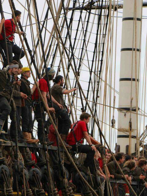 L'équipage de l'Hermione © M. Domenici