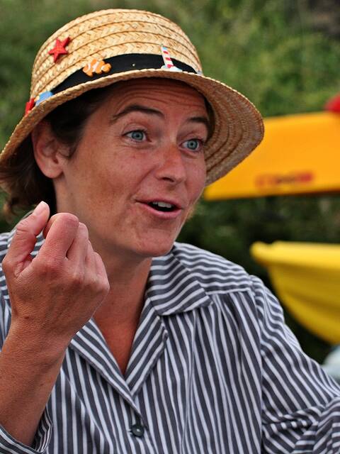 Marie Derache joue Octavie dans "Folies balnéaires", Fouras-les-Bains, Rochefort Océan