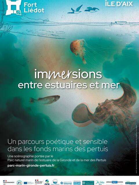 Affiche immersions au Fort Liédot 2024 © OFB