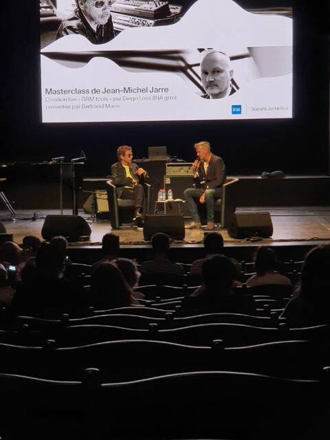 Masterclass de Jean-Michel Jarre au Festival Sœurs Jumelles