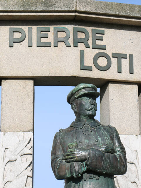 Statue de Pierre Loti à Rochefort © Caroline Jarry