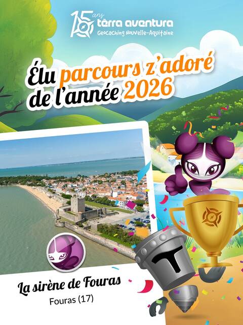 La Sirène de Fouras, élu parcours Z'Adoré 2026 ©Les Coflocs - Tèrra Aventura