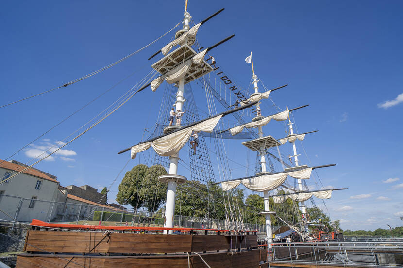 Venez tester l’Accro-Mâts au cœur de l'arsenal maritime de Rochefort