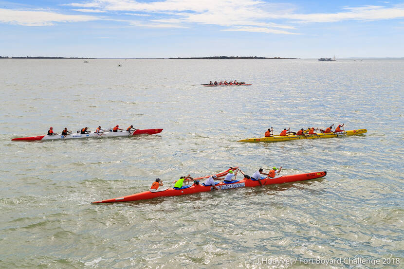 Fort Boyard Challenge 2018 devant l'Ile Madame©Jérôme Houyvet