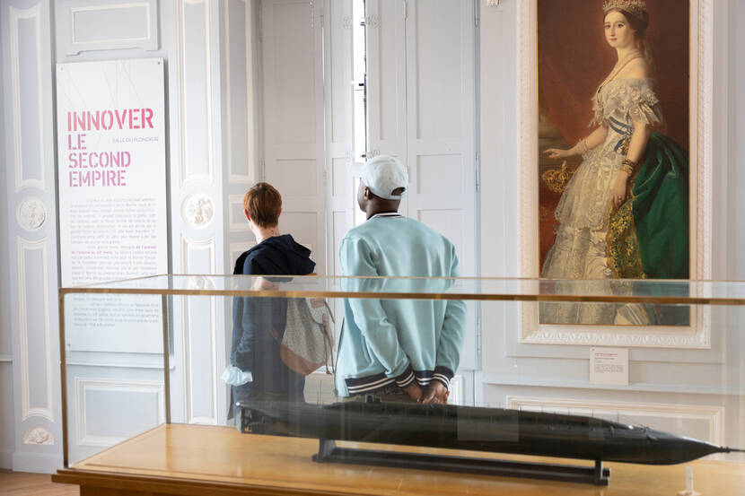 Galerie de maquettes au Musée de la Marine à Rochefort ©R.Osi