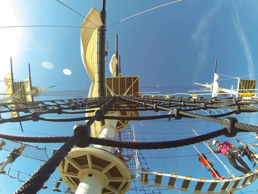 Venez tester l’Accro-Mâts au cœur de l'arsenal maritime de Rochefort - © Petibowom Venez tester l’Accro-Mâts au cœur de l'arsenal maritime de Rochefort