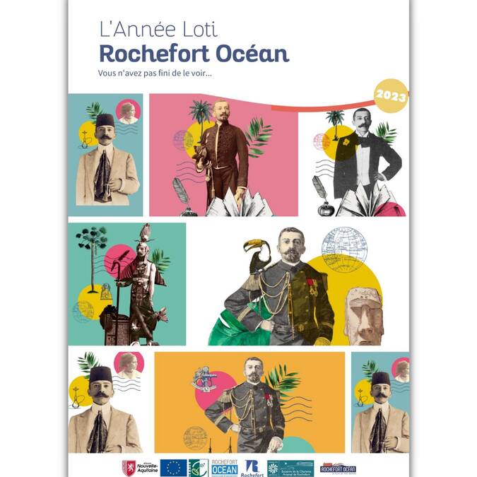 Page de couverture de la brochure : 2023, l'Année Loti - à Rochefort