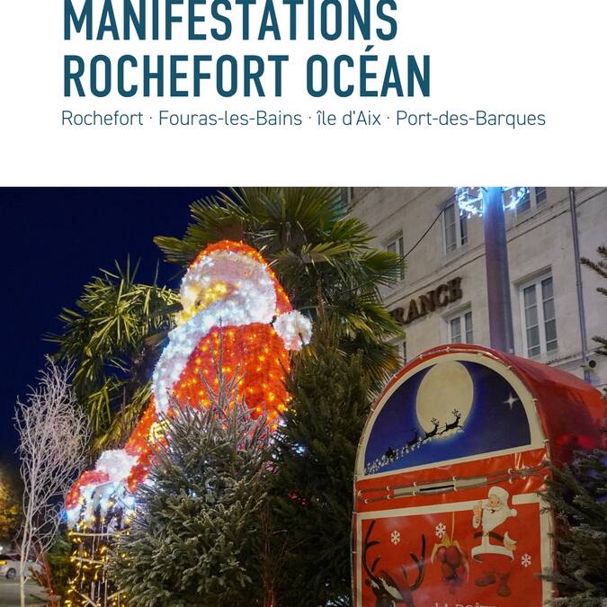 Page de couverture de l'agenda Rochefort Océan - décembre 2025