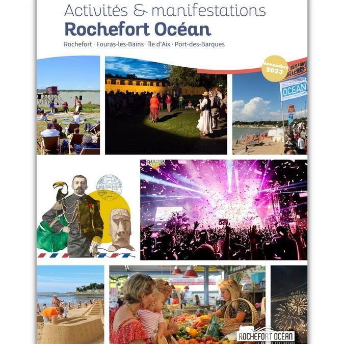 Couverture de l'agenda de Rochefort Océan - novembre 2023