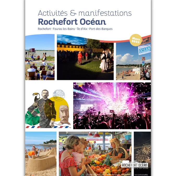 Couverture de l'agenda Rochefort Océan mars 2023