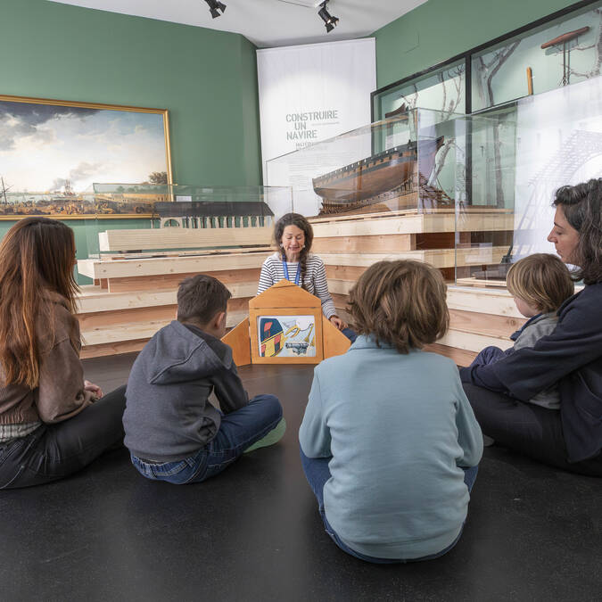 Visite contée pour les enfants ©  C.Rabourdin