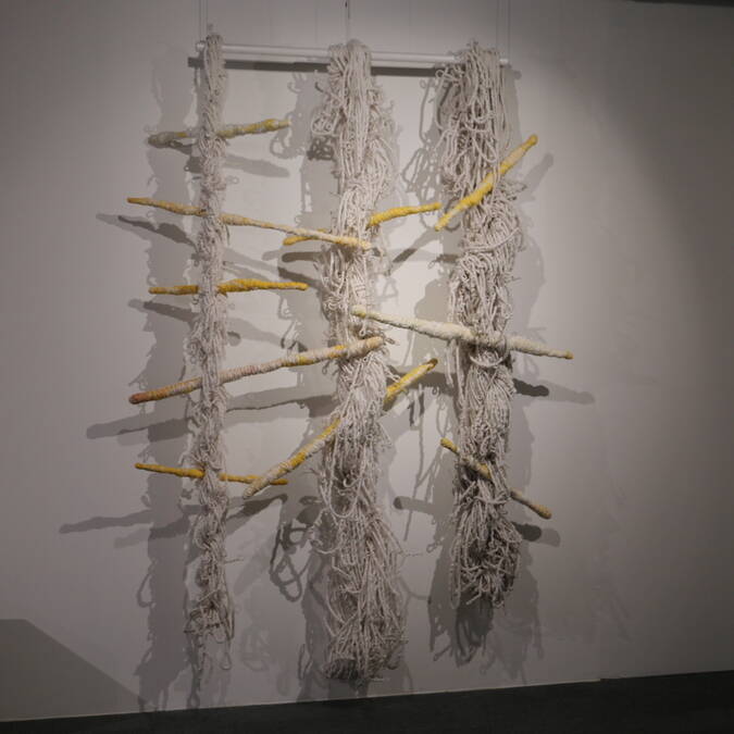 Corps de corde : exposition d'art contemporain à la Corderie Royale, Rochefort Océan  