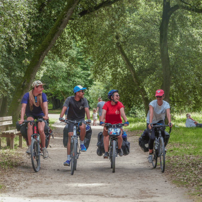 Balade à vélo dans le Bois Vert à Fouras-les-Bains 