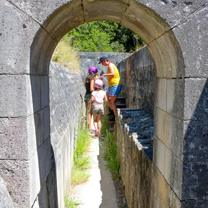 Sur le chemin de ronde du Fort 