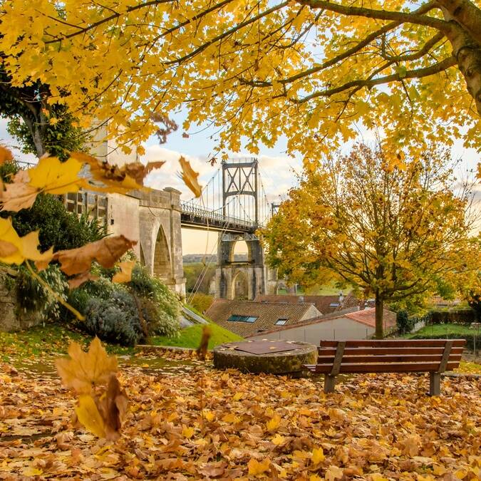 Pont suspendu Tonnay-Charente
