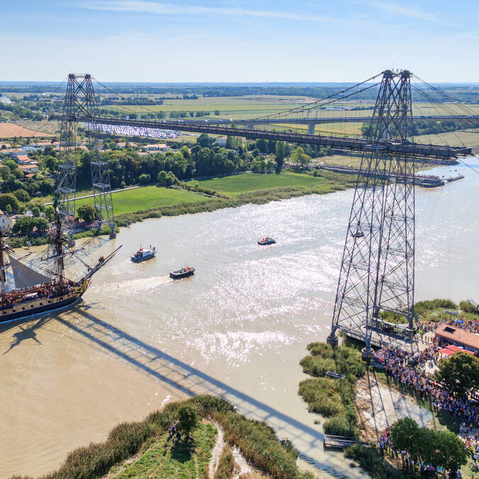 hermione-pont-transbordeur-rochefort-ocean © David Compain