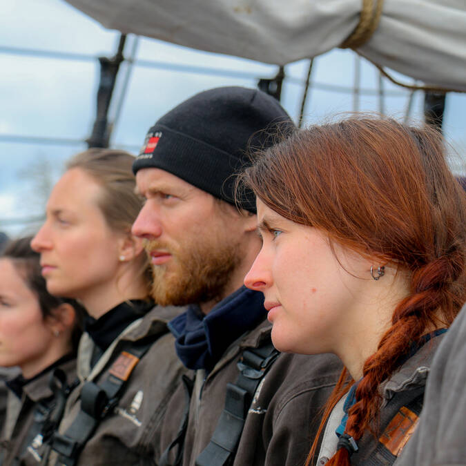 L'équipage de l'Hermione, voyage 2018, "Libres Ensemble", Rochefort Océan