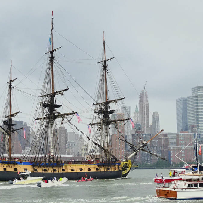 L'Hermione à New York