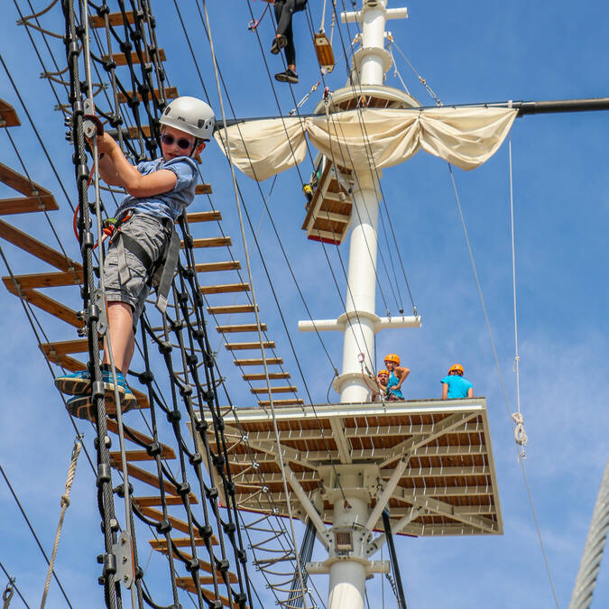 L’Accro-mâts à l’Arsenal de Rochefort