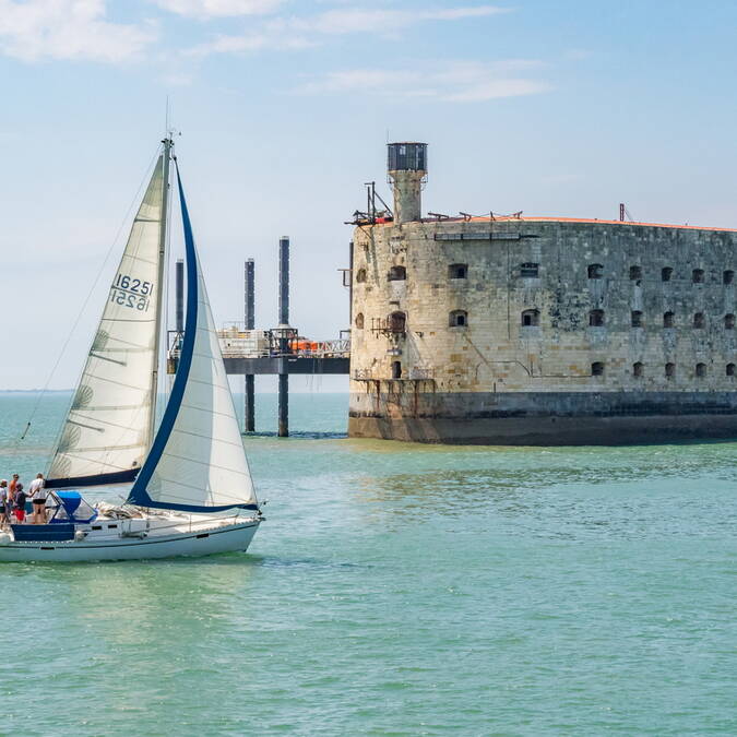 Le tour du fort Boyard en bateau
